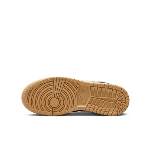 Jordan 1 Mid Cacao Wow (GS) közepes szárú sneaker – termékfotó, oldalnézet