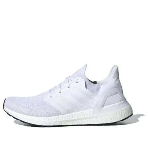 adidas Ultra Boost 20 Triple White alacsony szárú sneaker – termékfotó, oldalnézet