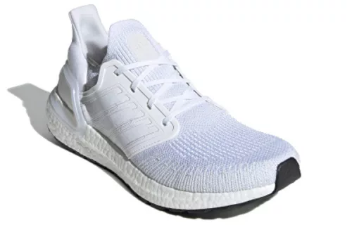 adidas Ultra Boost 20 Triple White alacsony szárú sneaker – termékfotó, oldalnézet