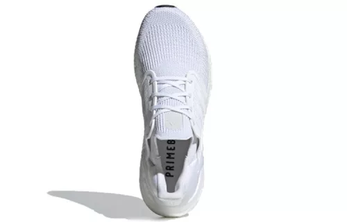 adidas Ultra Boost 20 Triple White alacsony szárú sneaker – termékfotó, oldalnézet