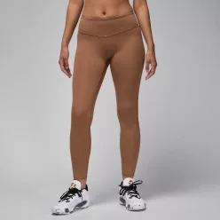 Jordan Sport Women's Leggings Archaeo Brown/White – termékfotó, oldalnézet