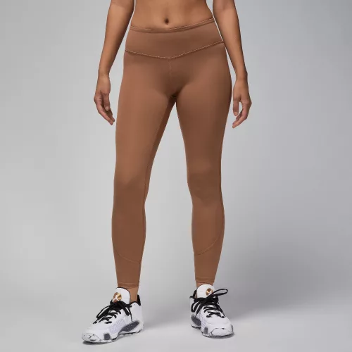 Jordan Sport Women's Leggings Archaeo Brown/White – termékfotó, oldalnézet