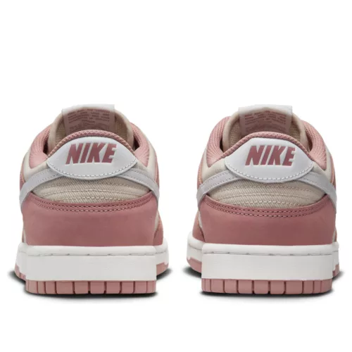 Nike Dunk Low PRM Red Stardust alacsony szárú sneaker – termékfotó, oldalnézet