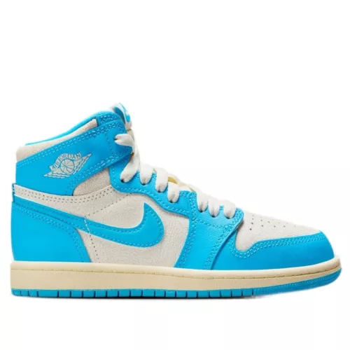Jordan 1 Retro High OG UNC Reimagined (PS) magas szárú sneaker – termékfotó, oldalnézet