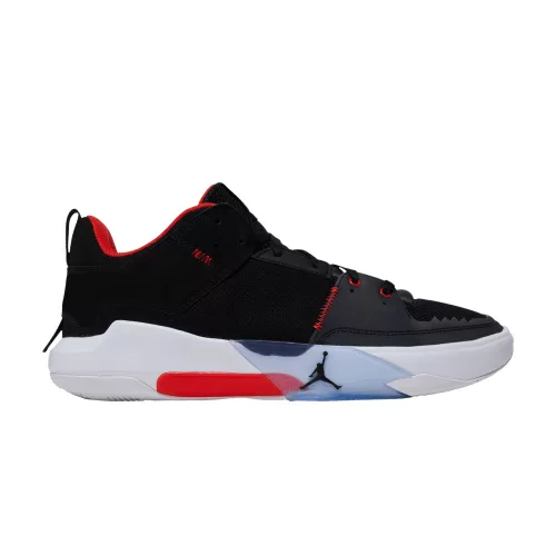 Jordan One Take 5 Black Habanero Red (GS) alacsony szárú sneaker – termékfotó, oldalnézet