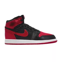 Jordan 1 Retro High OG Satin Bred (PS) magas szárú sneaker – termékfotó, oldalnézet