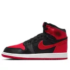 Jordan 1 Retro High OG Satin Bred (PS) magas szárú sneaker – termékfotó, oldalnézet