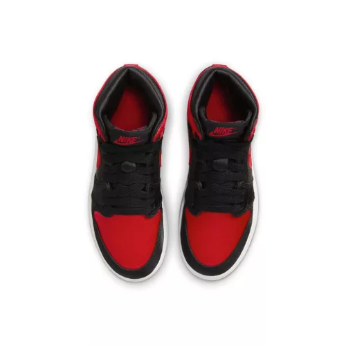 Jordan 1 Retro High OG Satin Bred (PS) magas szárú sneaker – termékfotó, oldalnézet