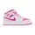 Jordan 1 Mid Fire Pink (GS) közepes szárú sneaker – termékfotó, oldalnézet