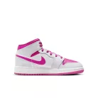 Jordan 1 Mid Fire Pink (GS) közepes szárú sneaker – termékfotó, oldalnézet
