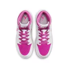 Jordan 1 Mid Fire Pink (GS) közepes szárú sneaker – termékfotó, oldalnézet