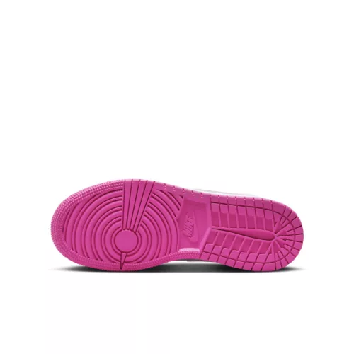 Jordan 1 Mid Fire Pink (GS) közepes szárú sneaker – termékfotó, oldalnézet