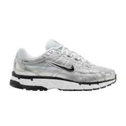 Nike P-6000 Metallic Silver Pure Platinum (Women's) alacsony szárú sneaker – termékfotó, oldalnézet