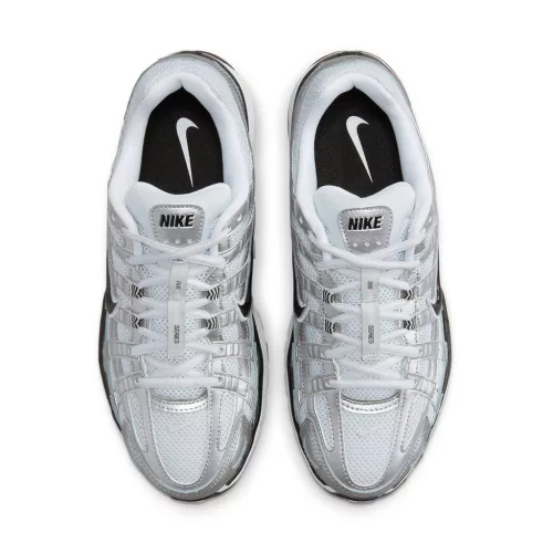 Nike P-6000 Metallic Silver Pure Platinum (Women's) alacsony szárú sneaker – termékfotó, oldalnézet