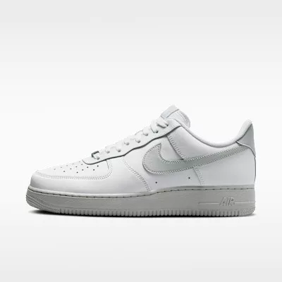 Nike Air Force 1 '07 Summit White Strata Grey alacsony szárú sneaker – termékfotó, oldalnézet
