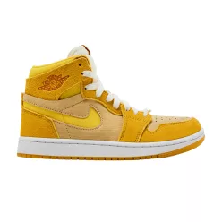 Jordan 1 High Zoom Air CMFT 2 Yellow Ochre (Women's) magas szárú sneaker – termékfotó, oldalnézet