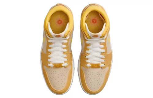 Jordan 1 High Zoom Air CMFT 2 Yellow Ochre (Women's) magas szárú sneaker – termékfotó, oldalnézet