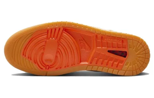 Jordan 1 High Zoom Air CMFT 2 Yellow Ochre (Women's) magas szárú sneaker – termékfotó, oldalnézet
