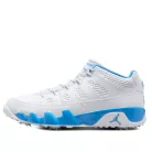 Jordan 9 Retro Low Golf White University Blue alacsony szárú sneaker – termékfotó, oldalnézet