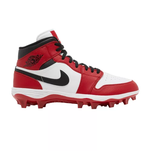 Jordan 1 Mid TD Cleat Chicago közepes szárú sneaker – termékfotó, oldalnézet