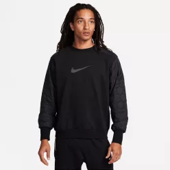 Nike Standard Issue Men's Basketball Crew-Neck Sweatshirt Black/Anthracite – termékfotó, oldalnézet