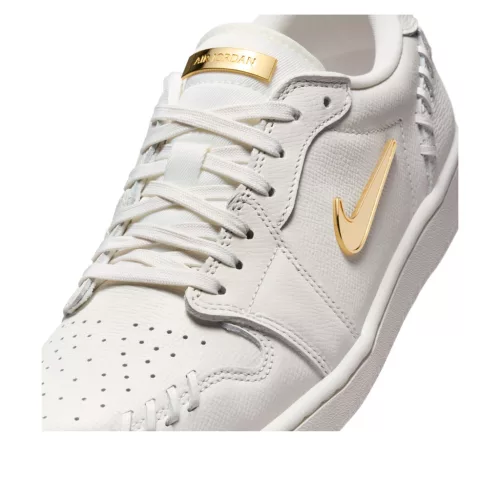 Jordan 1 Low Method of Make Sail Metallic Gold alacsony szárú sneaker – termékfotó, oldalnézet