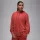 Jordan Flight Fleece Women's Satin-Lined Washed Hoodie Dune Red – termékfotó, oldalnézet