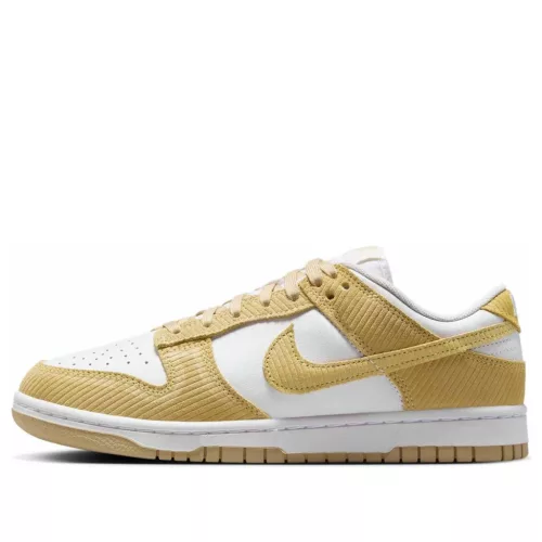 Nike Dunk Low Alabaster Corduroy (Women's) alacsony szárú sneaker – termékfotó, oldalnézet