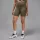 Jordan Sport Women's High-Waisted 7" Bike Shorts Medium Olive/White – termékfotó, oldalnézet