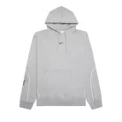 Nike x NOCTA CS Pullover Hoodie Dark Grey Heather/Matte Silver/Black – termékfotó, oldalnézet