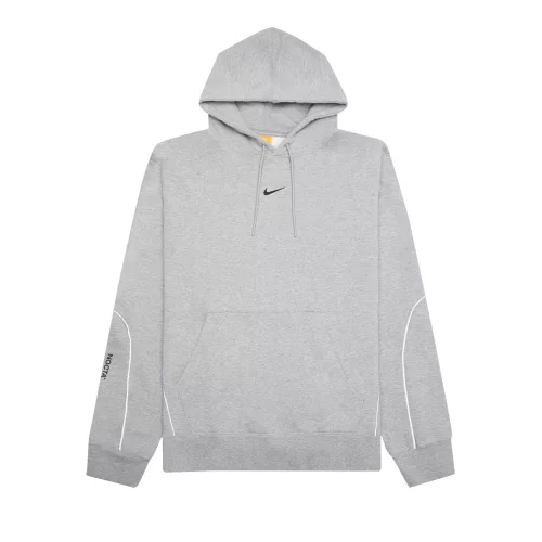 Nike x NOCTA CS Pullover Hoodie Dark Grey Heather/Matte Silver/Black – termékfotó, oldalnézet