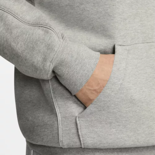 Nike x NOCTA CS Pullover Hoodie Dark Grey Heather/Matte Silver/Black – termékfotó, oldalnézet