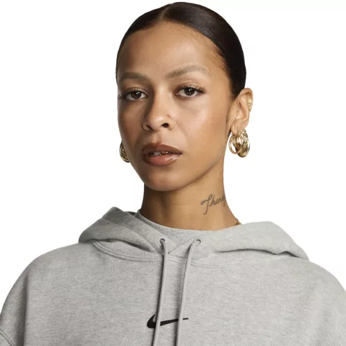 Nike x NOCTA CS Pullover Hoodie Dark Grey Heather/Matte Silver/Black – termékfotó, oldalnézet