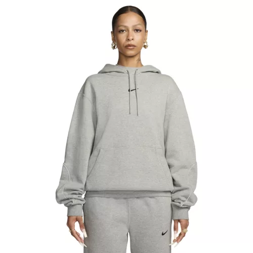 Nike x NOCTA CS Pullover Hoodie Dark Grey Heather/Matte Silver/Black – termékfotó, oldalnézet