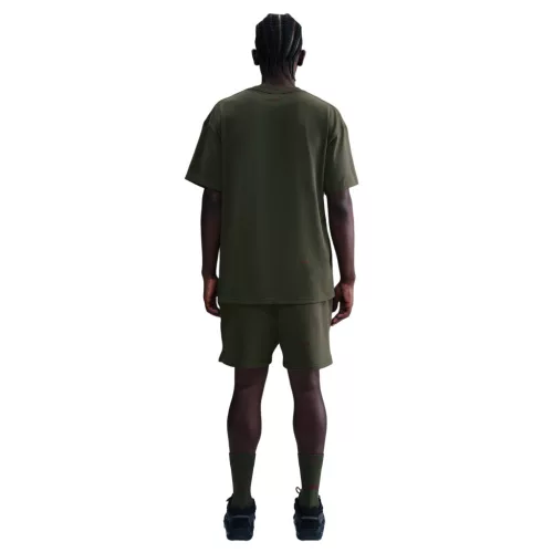 NOCTA Cardinal Fleece Shorts Cargo Khaki/Team Red – termékfotó, oldalnézet