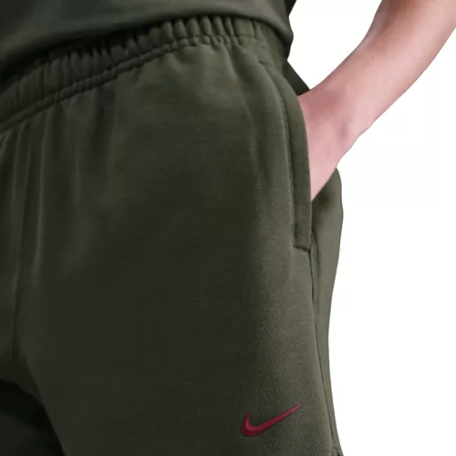 NOCTA Cardinal Fleece Shorts Cargo Khaki/Team Red – termékfotó, oldalnézet
