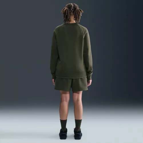 NOCTA Cardinal Fleece Shorts Cargo Khaki/Team Red – termékfotó, oldalnézet