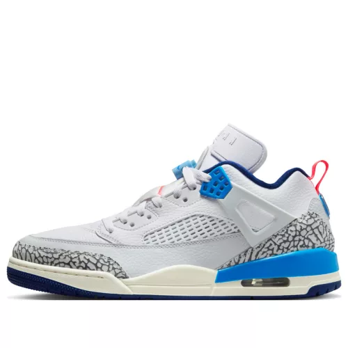 Jordan Spizike Low White Blue Void alacsony szárú sneaker – termékfotó, oldalnézet