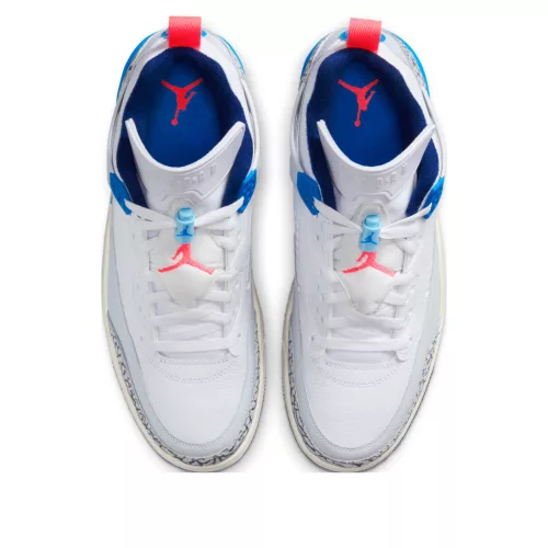 Jordan Spizike Low White Blue Void alacsony szárú sneaker – termékfotó, oldalnézet