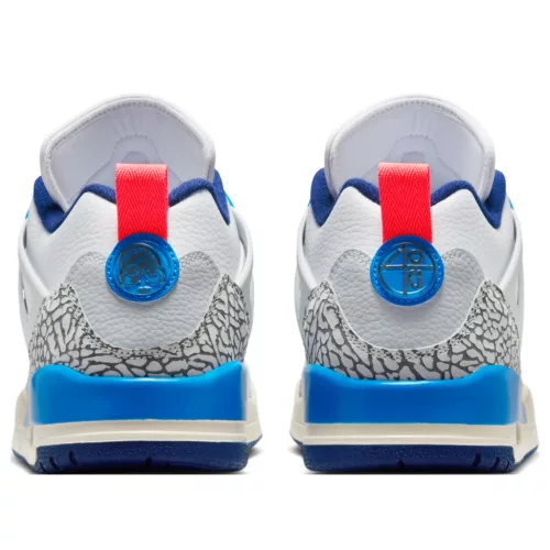 Jordan Spizike Low White Blue Void alacsony szárú sneaker – termékfotó, oldalnézet