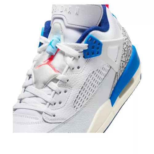 Jordan Spizike Low White Blue Void alacsony szárú sneaker – termékfotó, oldalnézet