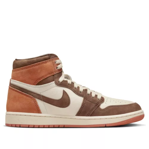 Jordan 1 Retro High OG SP Dusted Clay (Women's) magas szárú sneaker – termékfotó, oldalnézet
