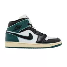 Jordan 1 Mid SE Oxidized Green (Women's) közepes szárú sneaker – termékfotó, oldalnézet