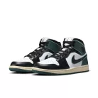 Jordan 1 Mid SE Oxidized Green (Women's) közepes szárú sneaker – termékfotó, oldalnézet
