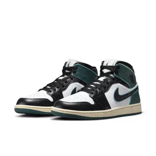 Jordan 1 Mid SE Oxidized Green (Women's) közepes szárú sneaker – termékfotó, oldalnézet