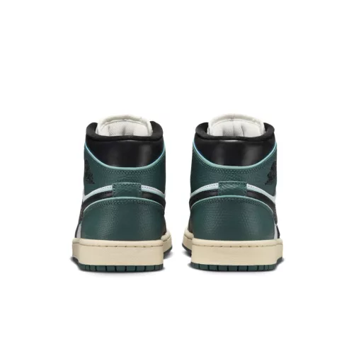 Jordan 1 Mid SE Oxidized Green (Women's) közepes szárú sneaker – termékfotó, oldalnézet