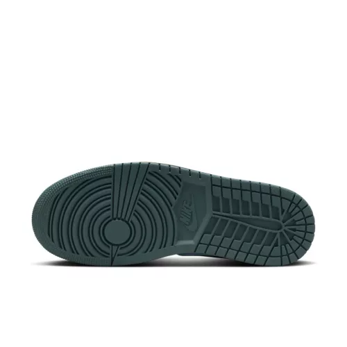Jordan 1 Mid SE Oxidized Green (Women's) közepes szárú sneaker – termékfotó, oldalnézet