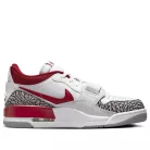 Jordan Legacy 312 Low White Cement Gym Red (Women's) alacsony szárú sneaker – termékfotó, oldalnézet