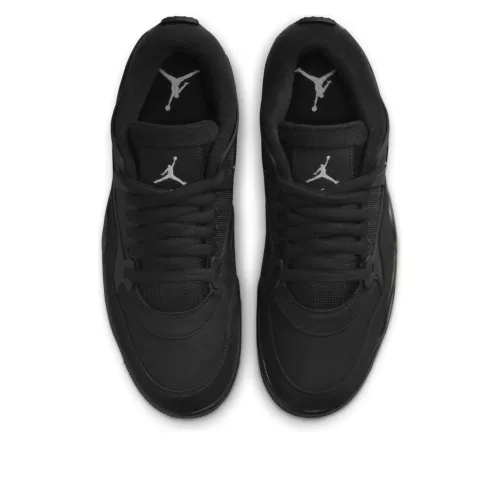 Jordan 4 RM Black Cat alacsony szárú sneaker – termékfotó, oldalnézet