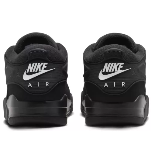 Jordan 4 RM Black Cat alacsony szárú sneaker – termékfotó, oldalnézet